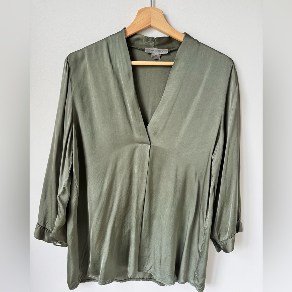 Astrid Olive Green Top